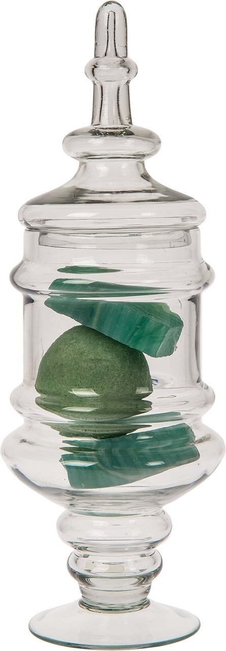 Mastic Glass Apothecary Jar