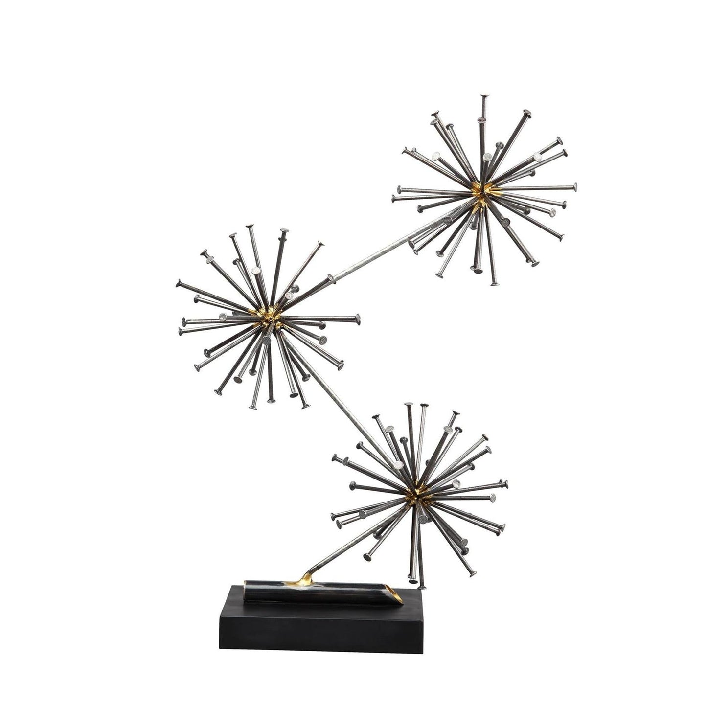 Moes Home Spike Sculpture Black