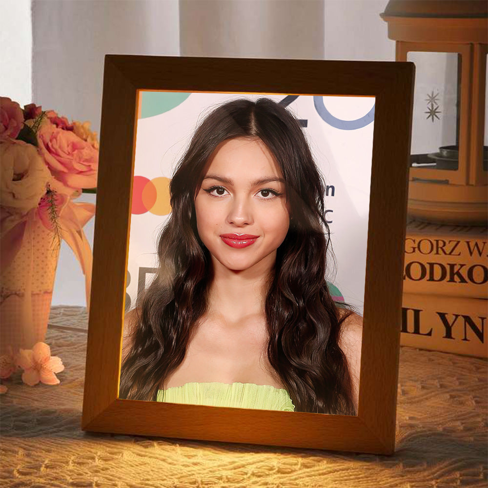 Olivia Rodrigo Lamp Classic Celebrity Night Light Promote Vaccines by Olivia Rodrigo Lamp
