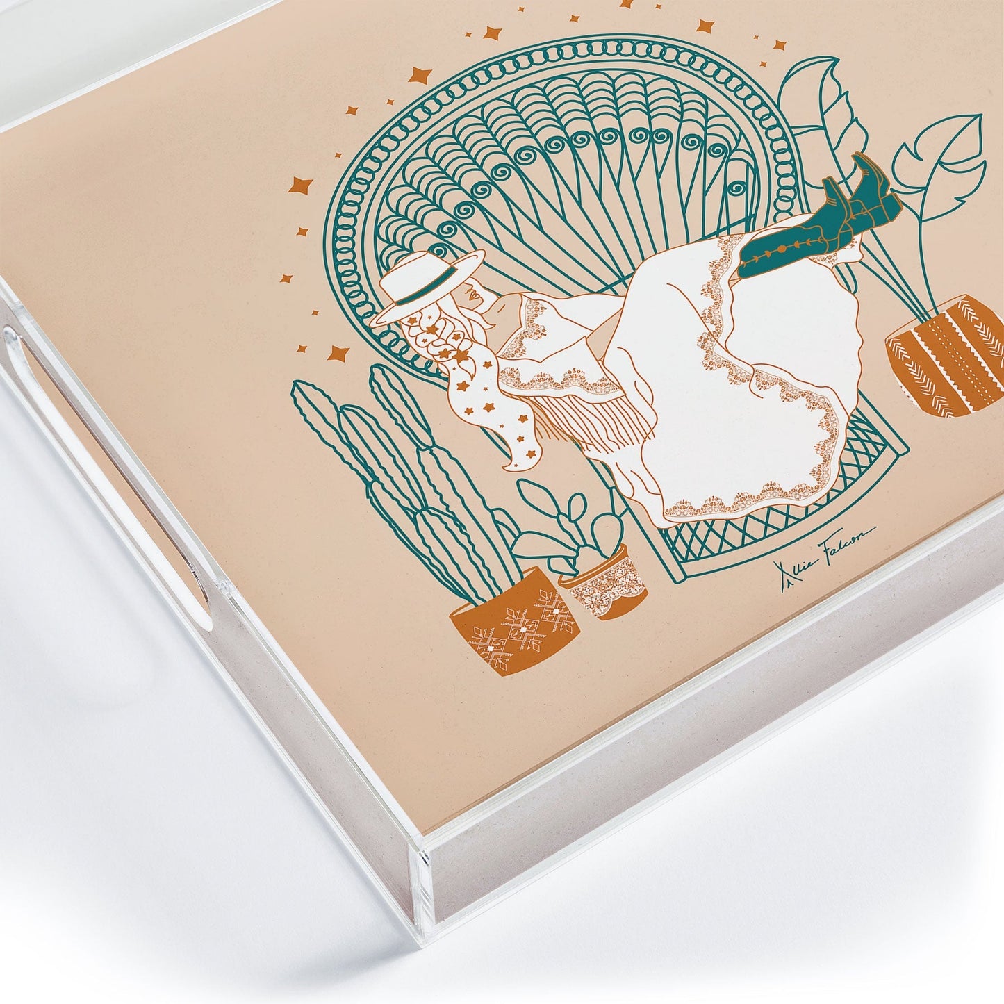 Texas Bohemia Acrylic Tray (DS) DD