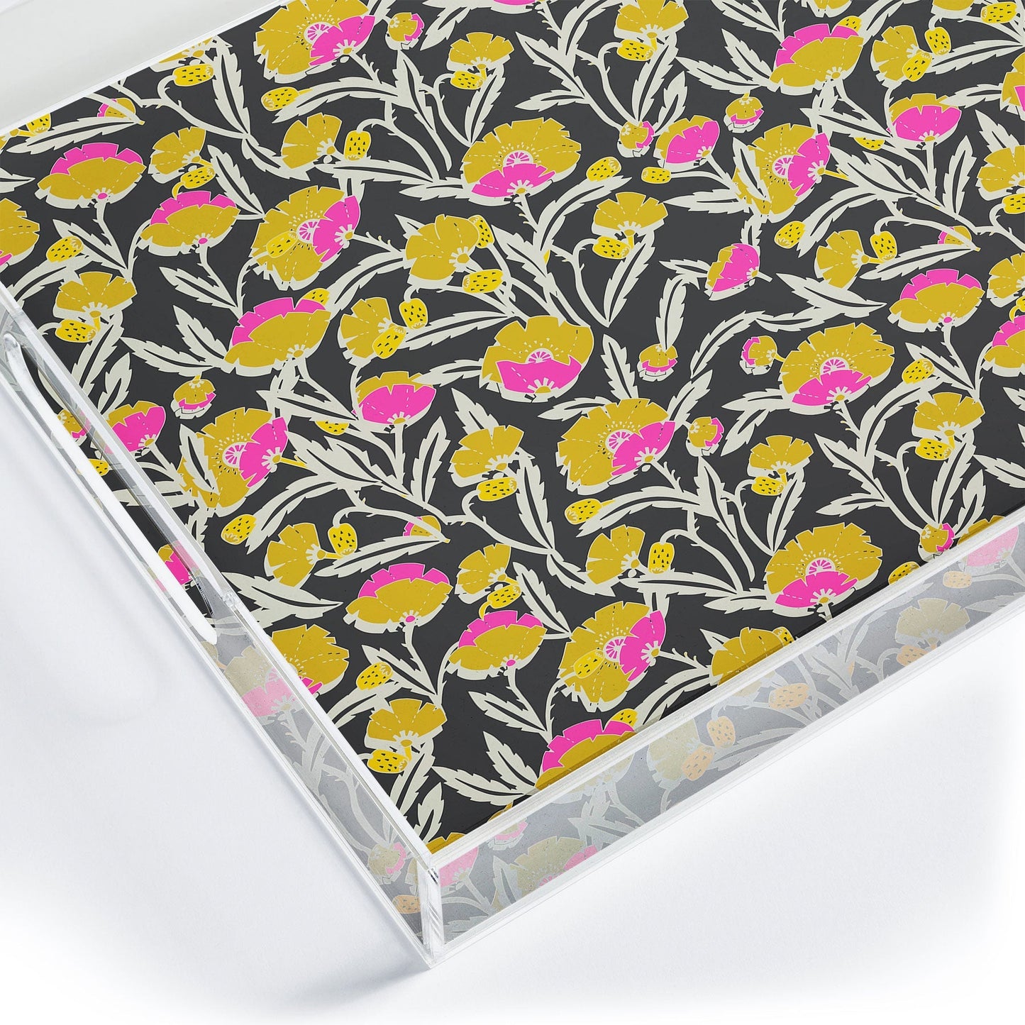 Zebrini Mambo Floral Acrylic Tray (DS) DD