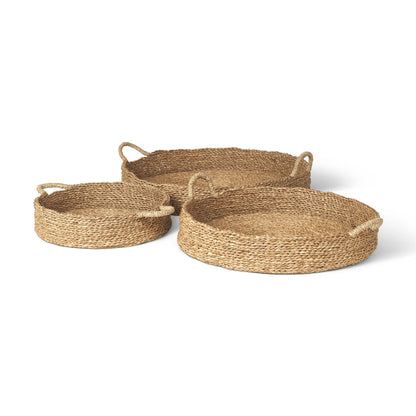 Ulan Round Seagrass Tray