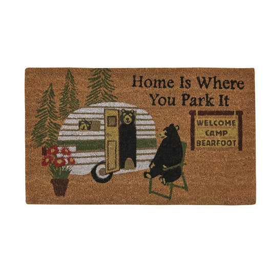 Home Is Where You Park It Door Mat