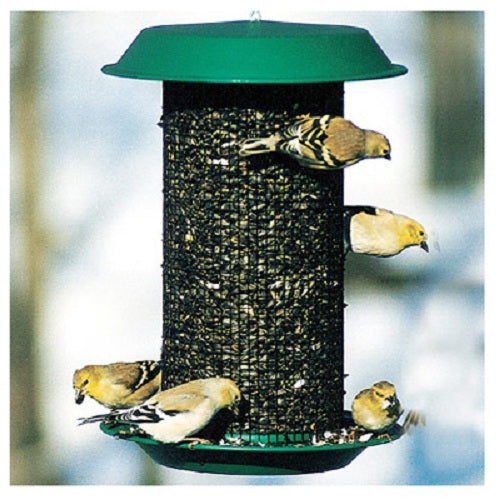 Audubon™ NAMAG1 Plastic Oil Sunflower Bird Magnum Feeder, Hunter Green