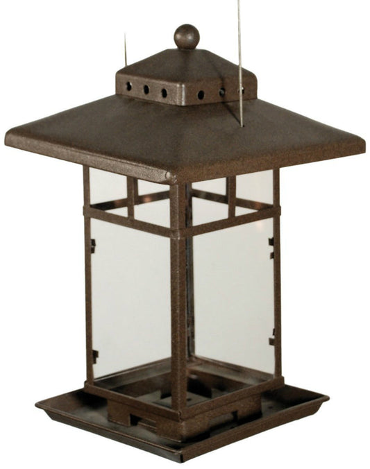 Audubon™ NA31920 Metal Square Lantern Bird Feeder, 11", 2.25 Lbs Capacity