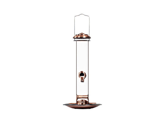 Audubon™ NACOP Audubon Copper Tube Wild Bird Feeder with Tray, 16.5"