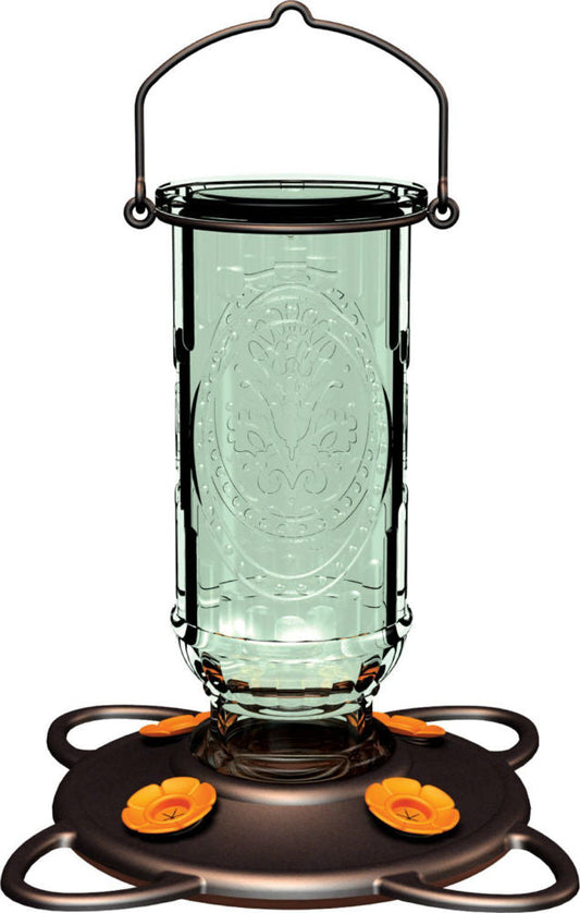 More Birds™ 61 Oriole Vintage Bird Feeder with 4 Ports & Bee Guards, 20 Oz