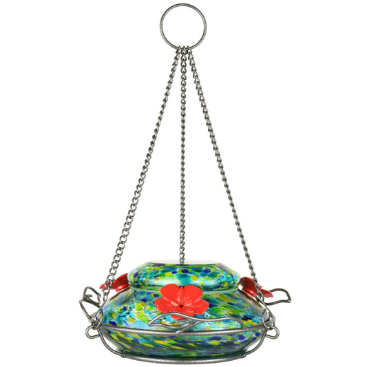 Hanging Spring Rain Illuminated Hummingbird Feeder Leak-free