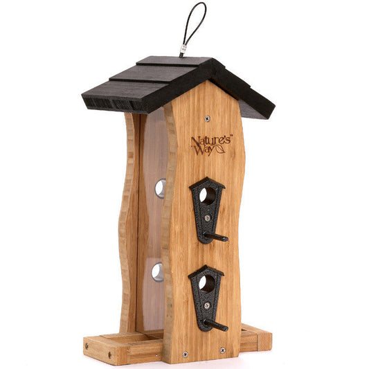 Nature's Way™ BWF5 Cross-Ply™ Bamboo Vertical Wave Feeder, 2 Qt