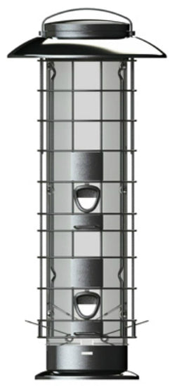 More Birds™ 106 Surefill Squirrel Proof Bird Feeder, 1.5 Lbs Capacity, Small, Metal