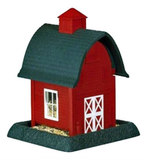 North States™ 9081 Red Barn Birdfeeder, Holds 5 Lbs Seeds