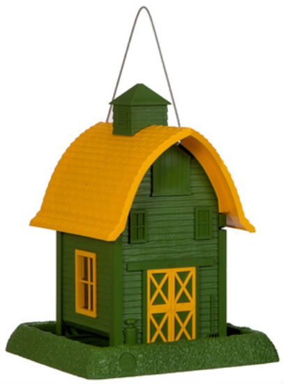 North States™ 9096 Green Barn Birdfeeder, Holds 5 Lbs Seeds