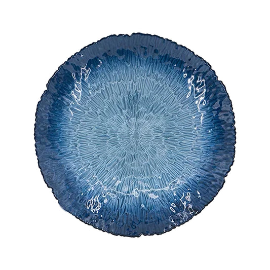 Vetro Bleu Decorative Plate