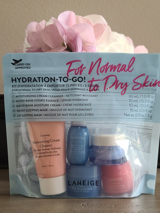 Laneige Hydration-To-Go! Normal to Dry Skin (5Pc Kit)