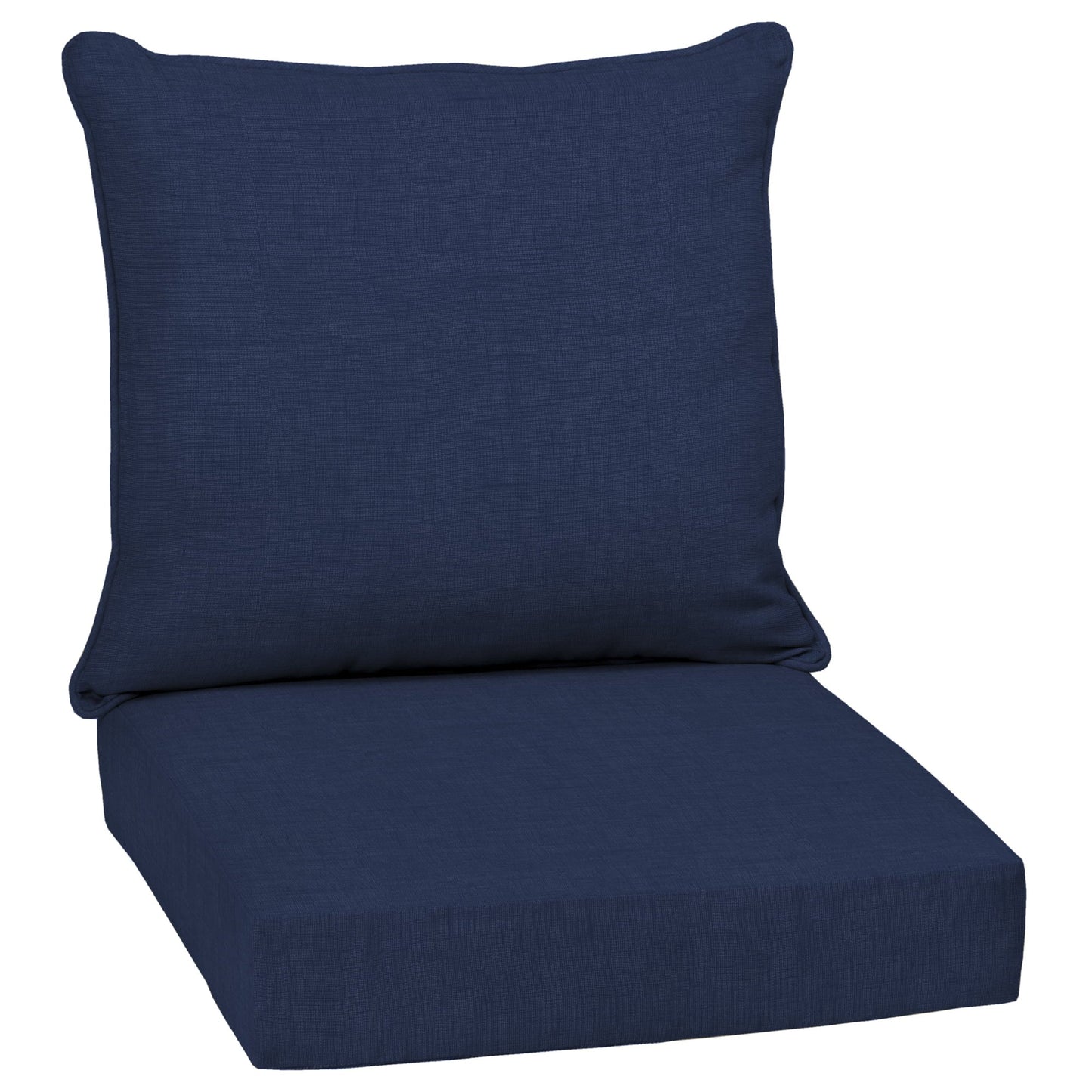 24" x 24" Outdoor Deep Seat Cushion Set, Sapphire Blue Leala