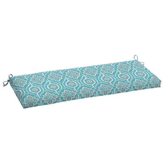 18" x 48" Outdoor Rectangle Seat Pad Bench Cushion, Marbella Tile