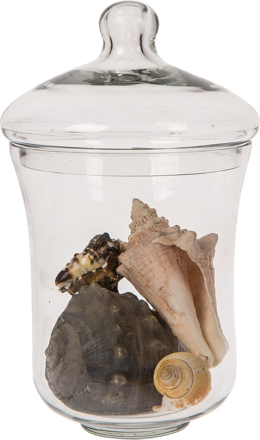 Chervil Large Glass Apothecary Jar
