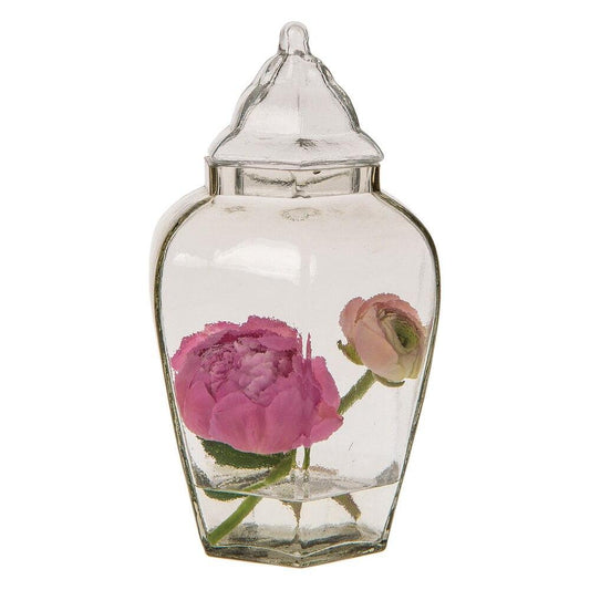 Hyssop Large Glass Apothecary Jar