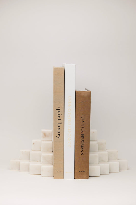 Rockwell Marble Bookends - Set of 2