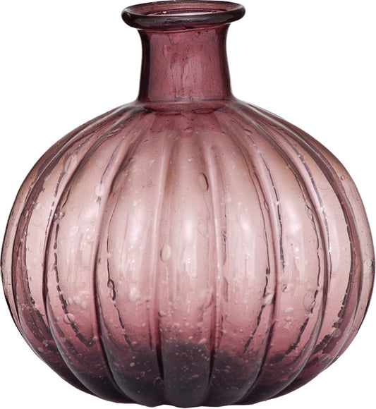Port Red Oceana Recycled Glass Pumpkin Vase