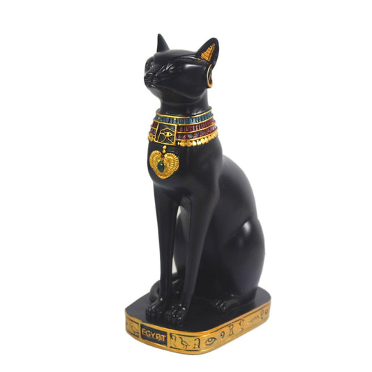 9.5" Ancient Egypt Kitty Egyptian Bastet Cat Goddess Statue Collectible