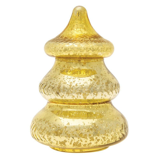 Gold Mercury Glass Tree Jar