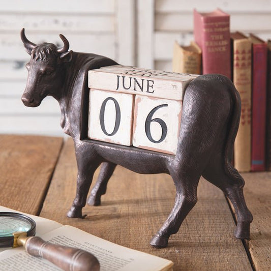 Perpetual Block Cow Calendar