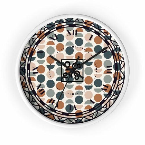 2882Time™ Halves & Wholes Retro Dot Geometric Clock - zoter Shop