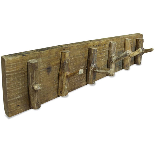 Coat Rack Solid Reclaimed Wood 23.6&quot;X5.9&quot;