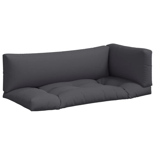 Pallet Cushions 3 Pcs Gray Fabric