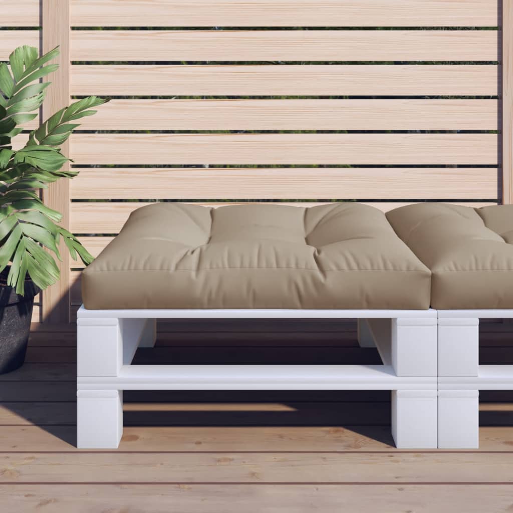 Pallet Cushion Taupe 23.6&quot;X23.6&quot;X4.7&quot; Fabric