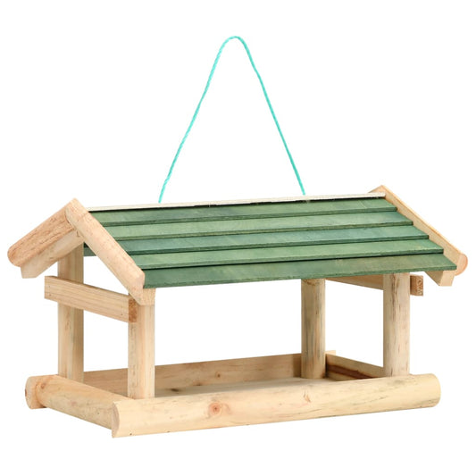 Bird Feeder Solid Wood 13.8&quot;X11.6&quot;X8.3&quot;