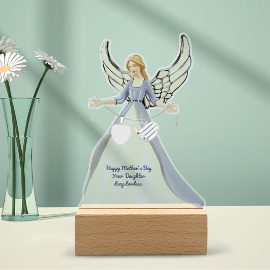 Custom Acrylic Virgin Mary Plaque Jewelry Holder Gift for Her Mother Birthday Gift Mother's Day Gift