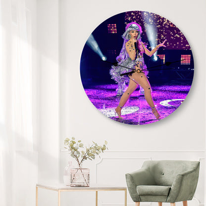 Doja Cat Wall Clock Home Decor Wall Clock Gifts for Doja Cat Fans Dick Clark's New Year's Rockin' Eve Wall Clock