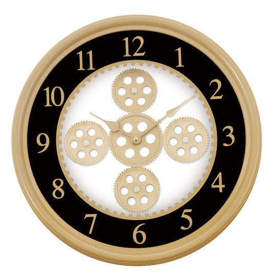 18" MECHANICAL GEARS CLOCK