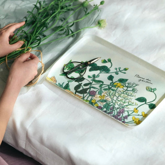 Fog Linen Medium Fleur Sauvage Tray