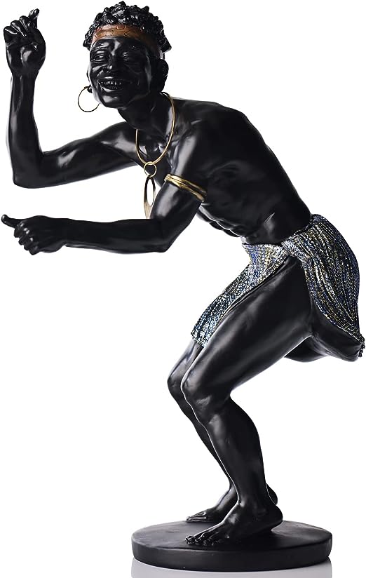 African Statues and Sculptures,African Art Bust Statue, Home Decor Sunflower Girl Figurines