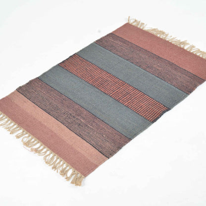 Flat Hemp Stripe Rug