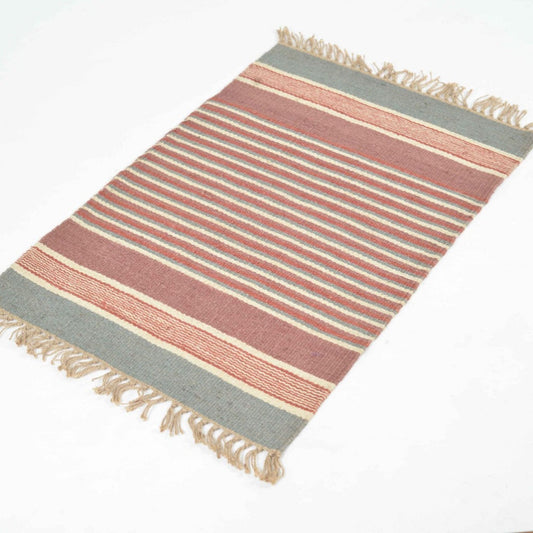 Flat Hemp Stripe Rug