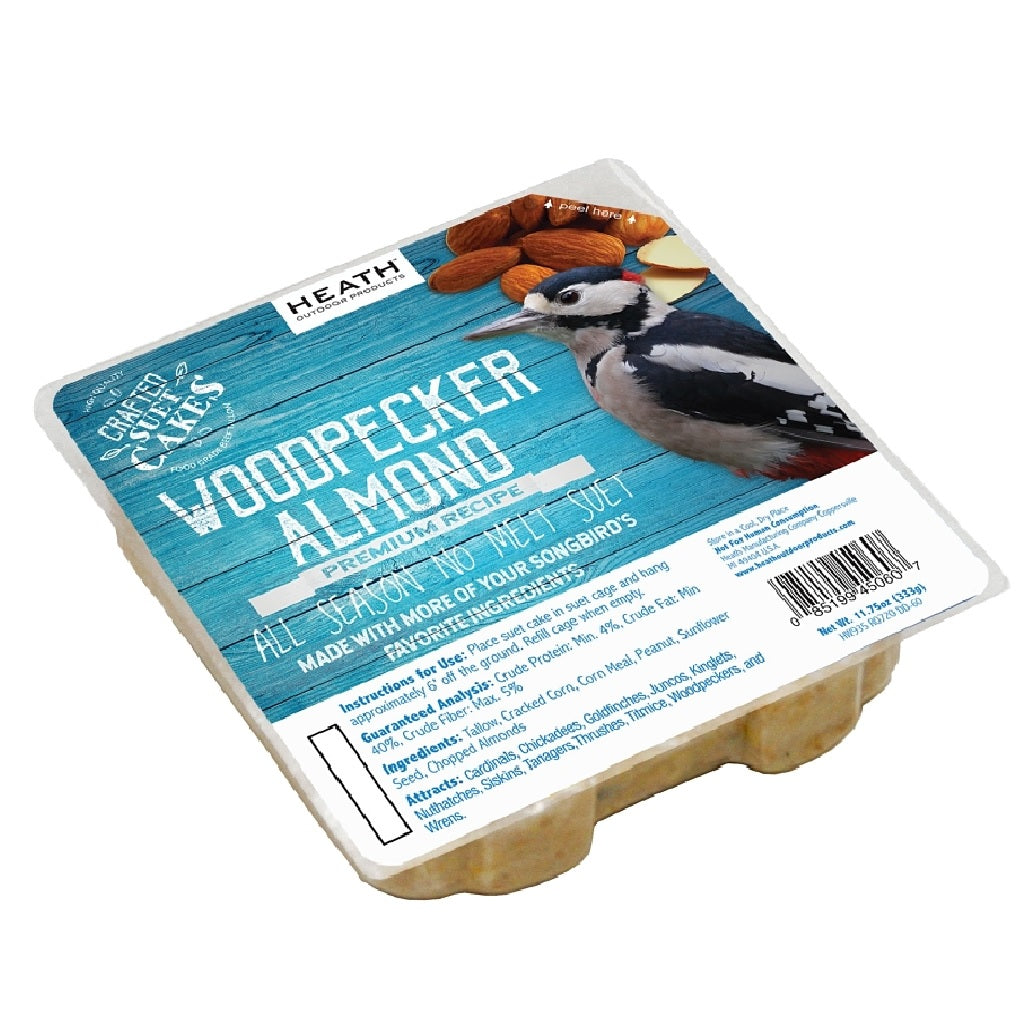 Heath DDC1-12 Crafted Suet Wild Bird Seed Cake, 11.75 oz