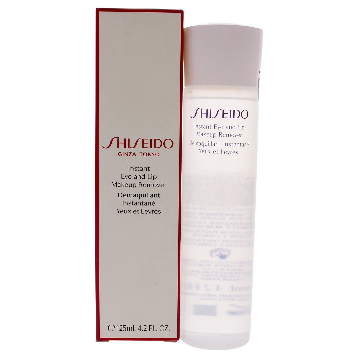 Instant Eye and Lip Makeup Remover by Shiseido for Unisex 4.2 oz Makeup Remover