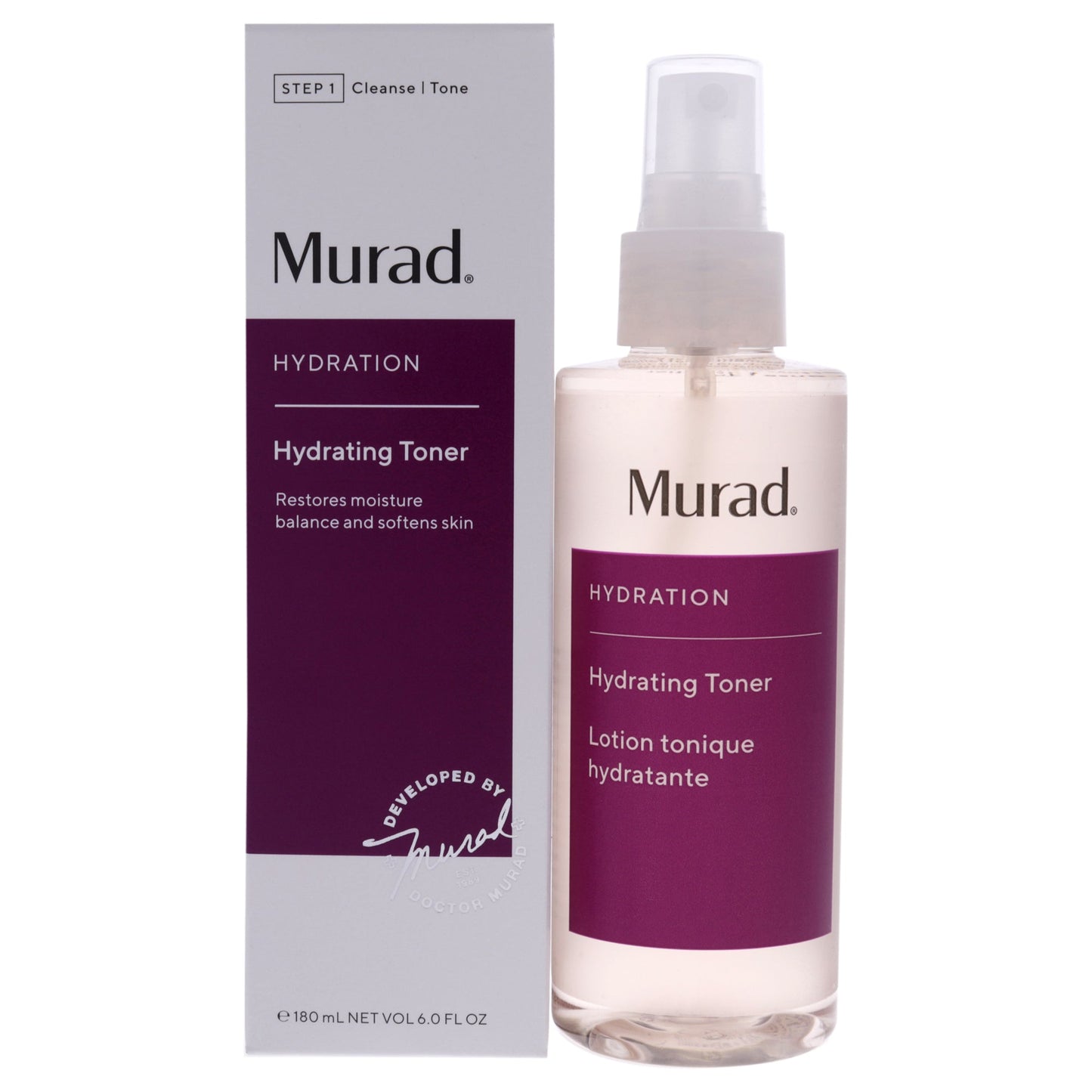 Hydration Hydrating Toner by Murad for Unisex 6 oz Toner