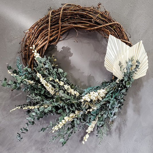 Neutral | Bohemian   -  Dried Flower Wreath #2