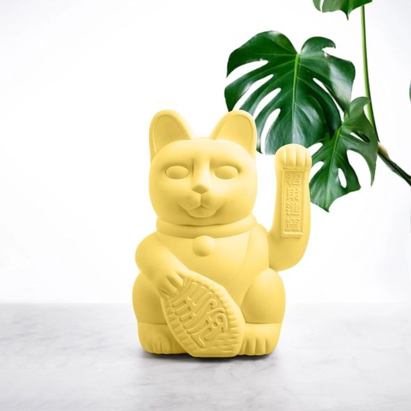 Large Maneki Neko by Donkey YELLOW