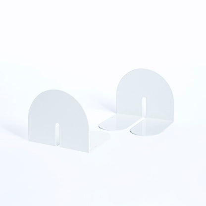 Large Cool White Dumbo Bookend - Set of 2 Bookends & Paperweights Tortuga Forma