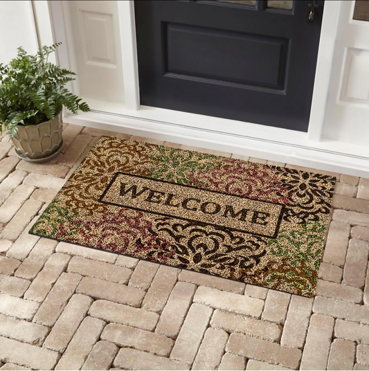 Welcome Bush Outdoor Coir Door Mat