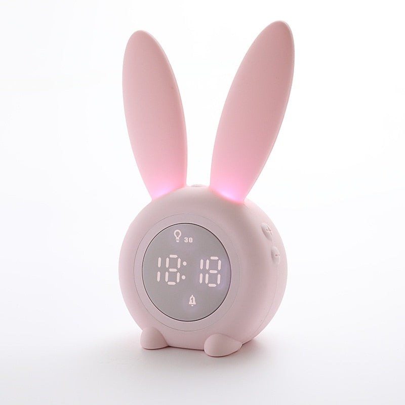 Cute Cartoon Rechargeable Luminous Digital Clock