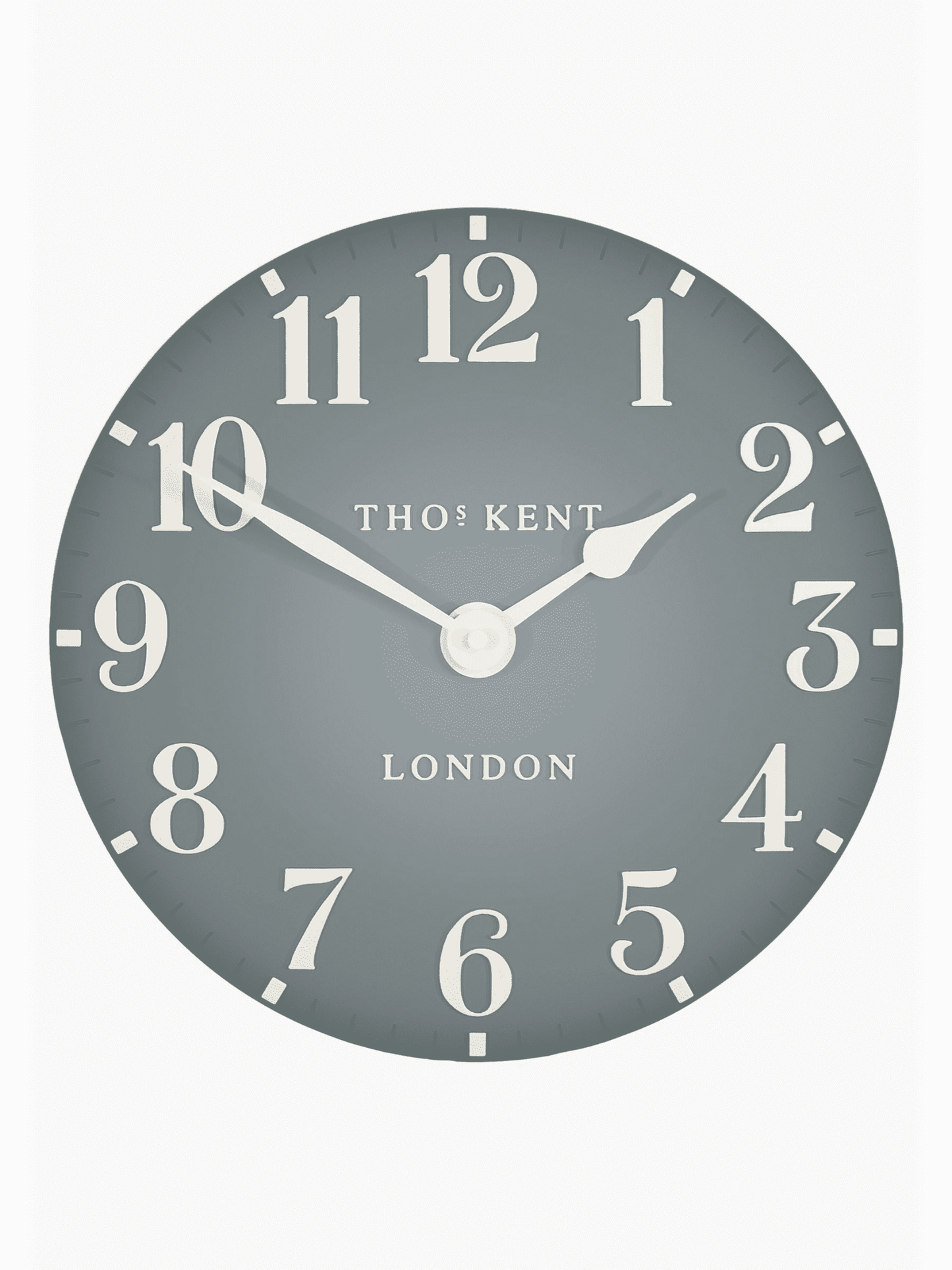 Thomas Kent 12" Arabic Wall Clock Flax Blue
