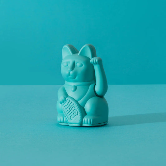 Maneki Neko Mini by Donkey TURQUOISE