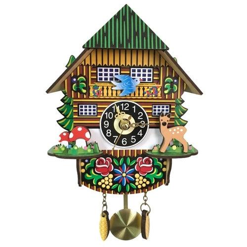 Vintage Wooden Cuckoo Wall Clock Swinging Pendulum - zoter Shop